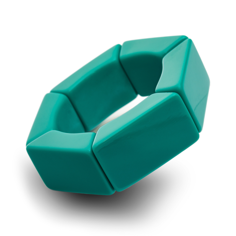 Pulseira Hexagonal Acqua 000220