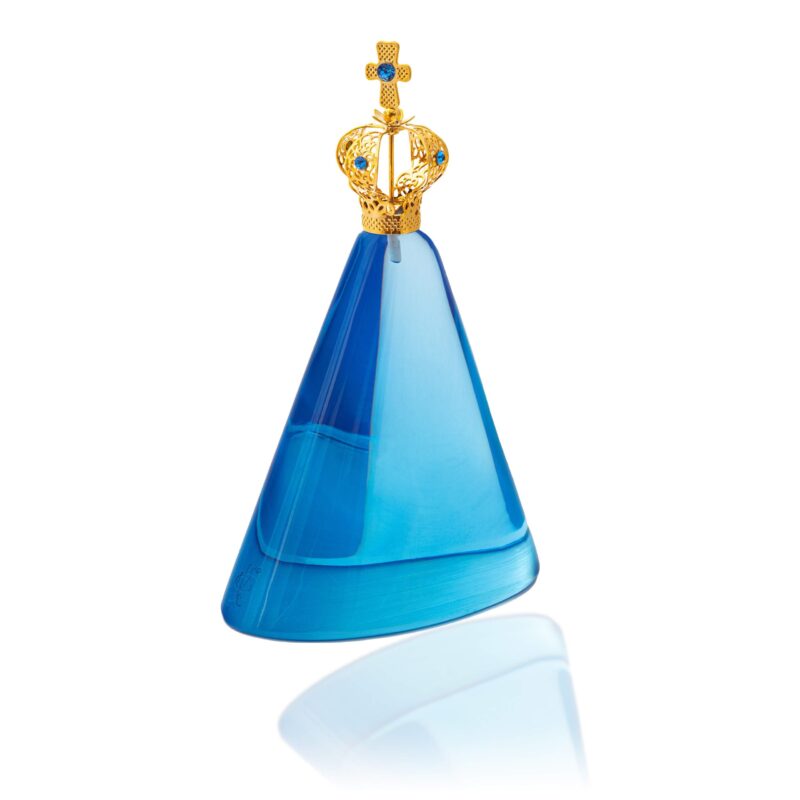 Nossa Senhora Aparecida Cristal Turquesa