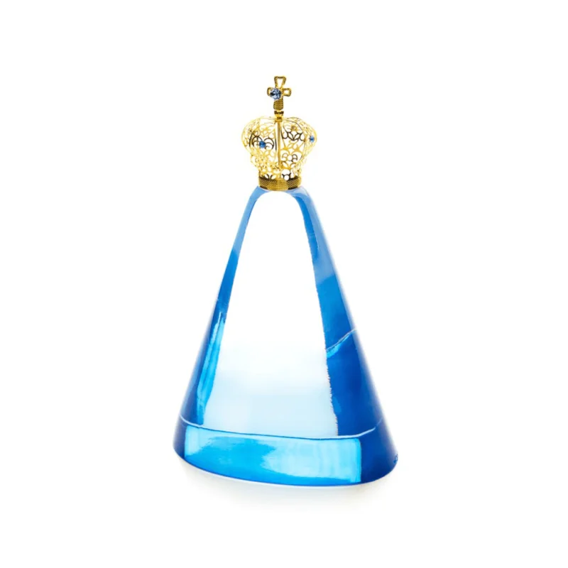 Nossa Senhora Aparecida Cristal Turquesa