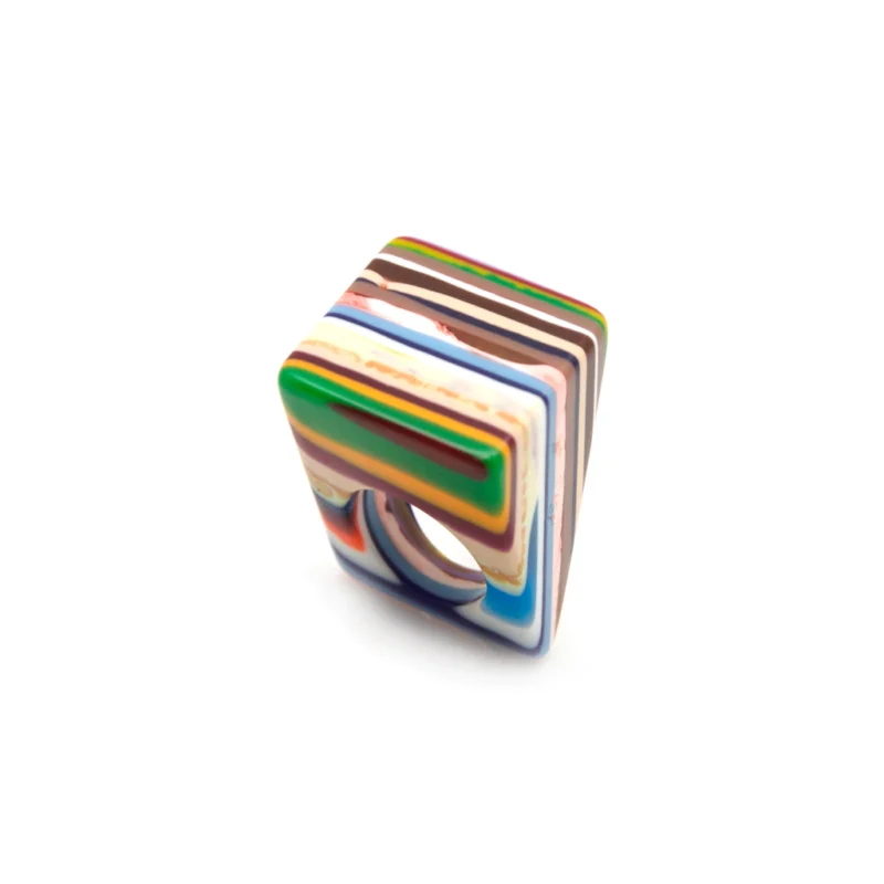 Anel Carre Pop Art 001828