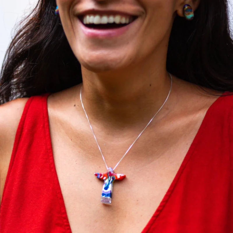 Colar Ag Cristo 004629