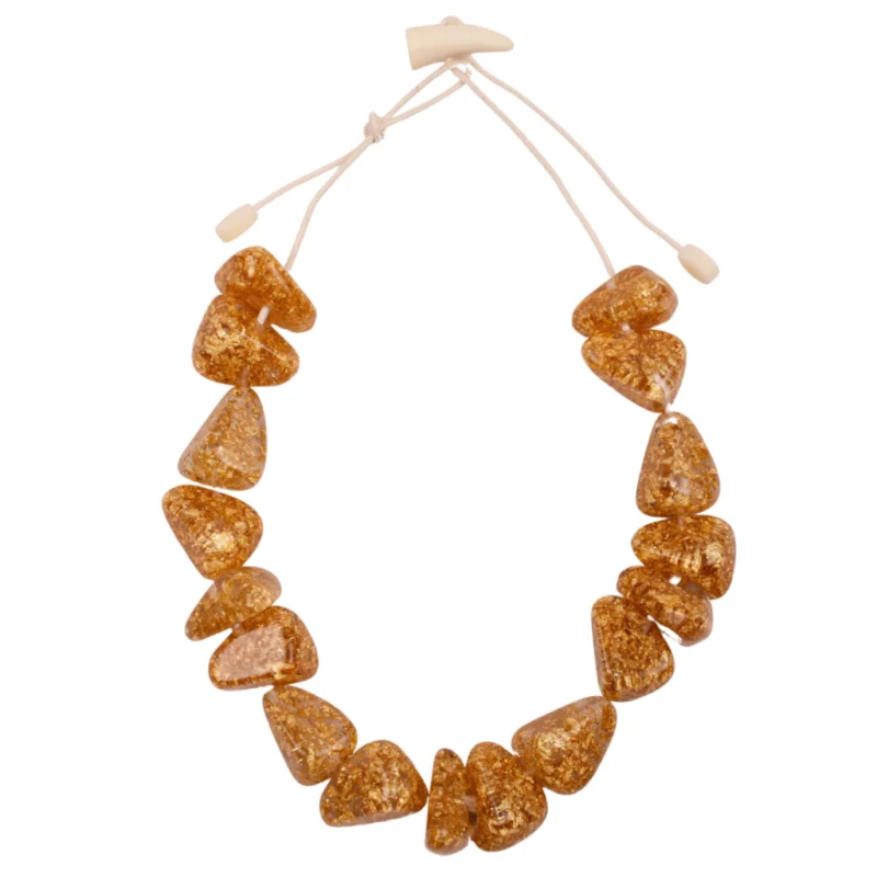 Colar Diamantes Metalique 003656