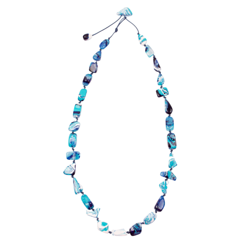 Colar Wave Onda Azul 005327