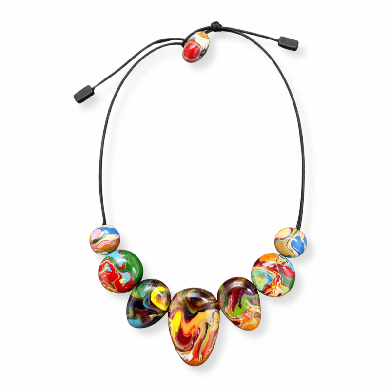 Colar Olinda, Pollock 005501