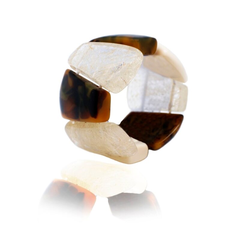 Pulseira Rilma, Mix Marfim, Sisal e Prade 004498